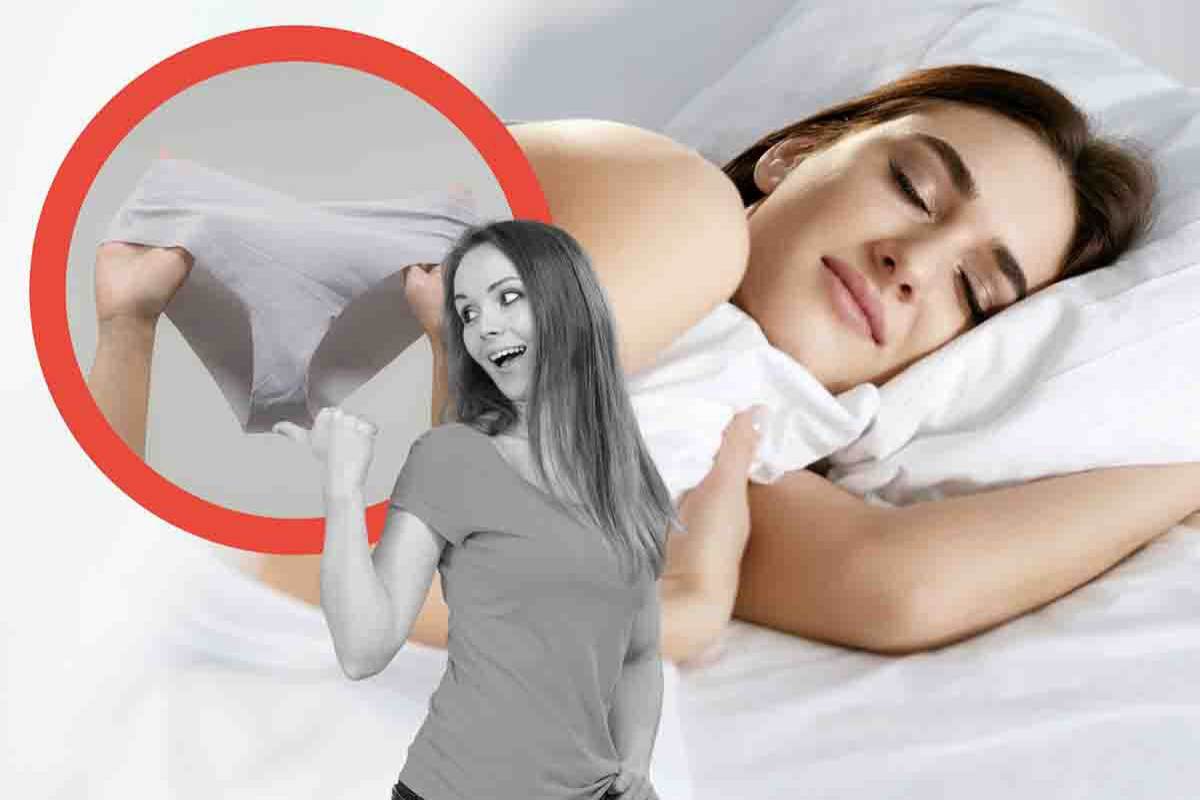 I benefici del dormire senza mutande