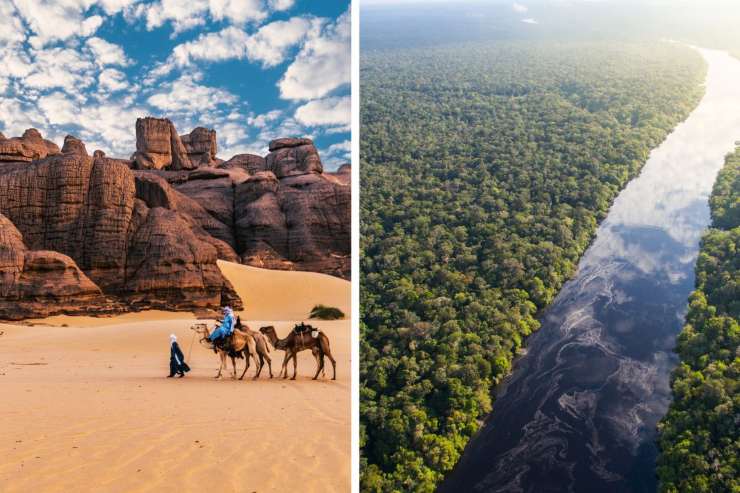 Conseguenze di installazione di pannelli solari nel Sahara