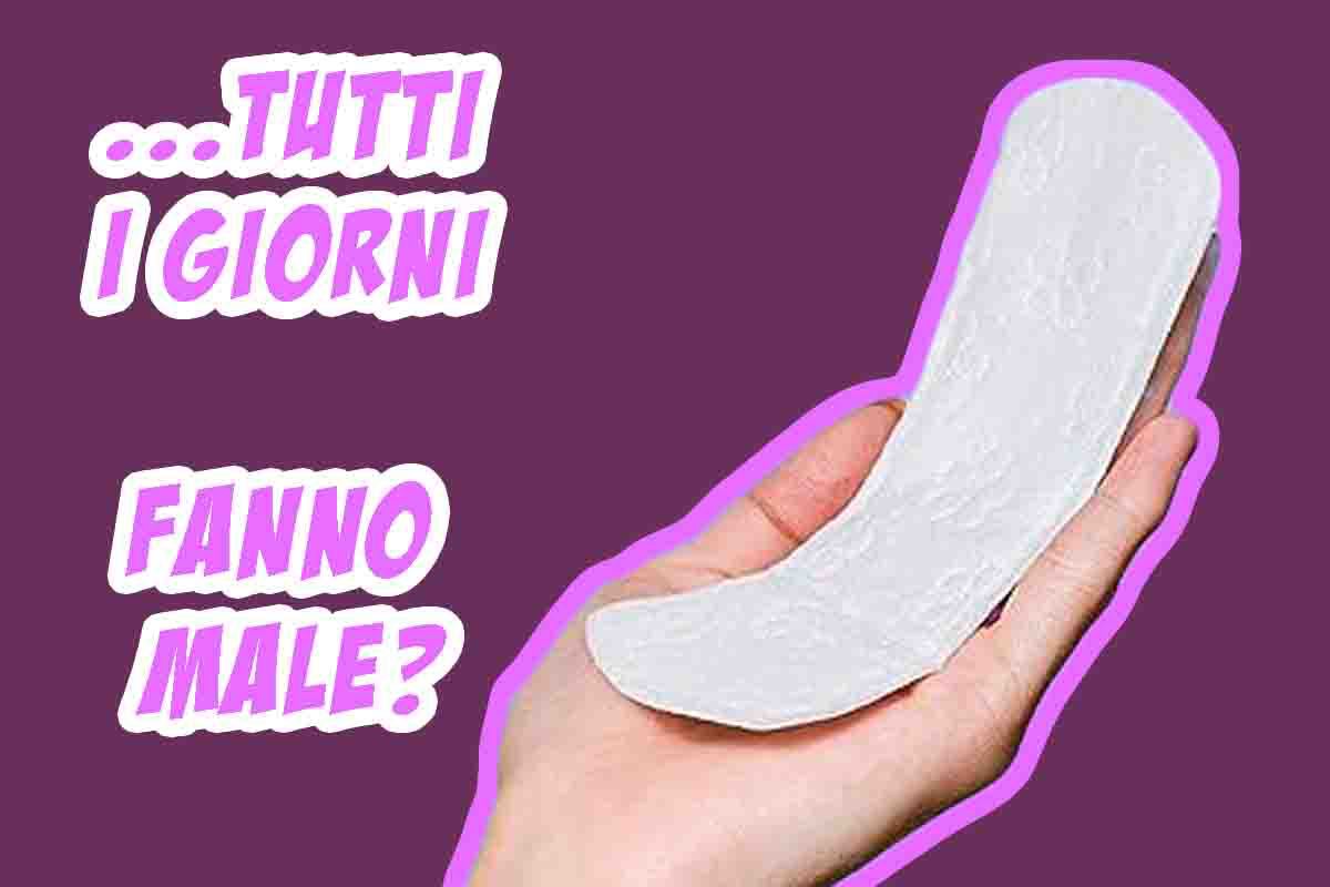 indossare salvaslip tutti i giorni fa male