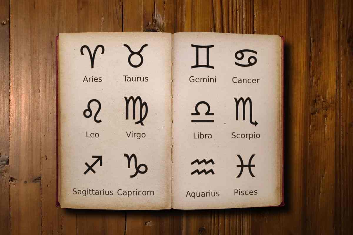 segni zodiacali testa sulle nuvole