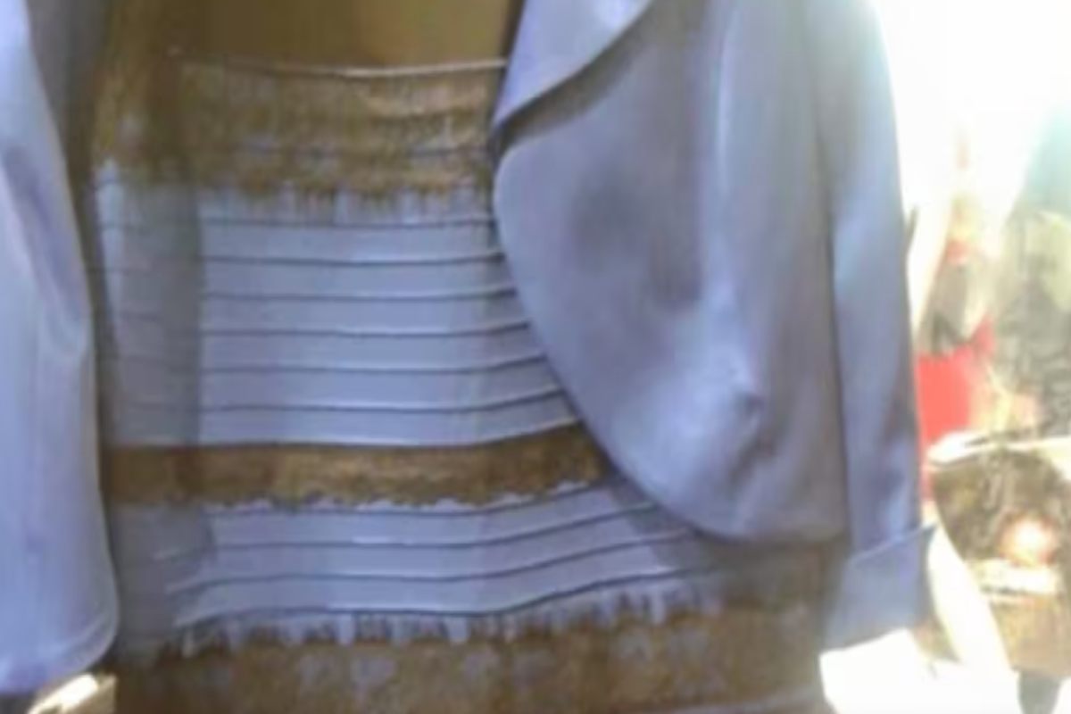 Di che colori vedi il vestito? Bianco e oro o nero e blu