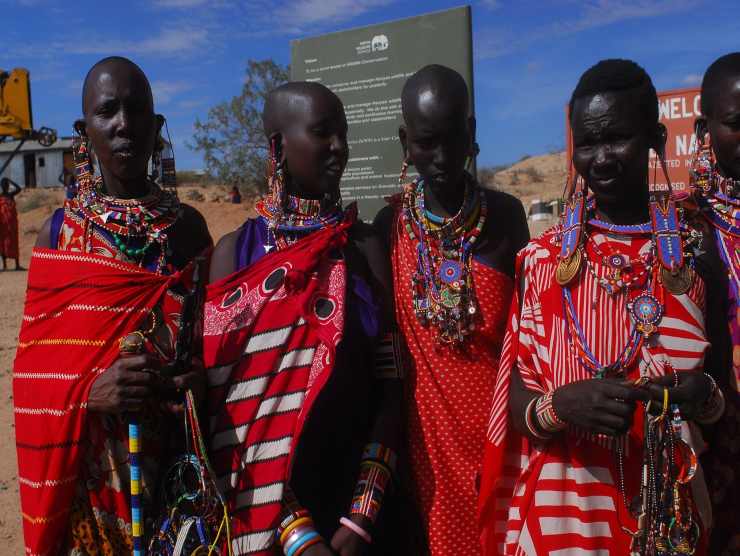 la storia del villaggio di solo donne in Kenya