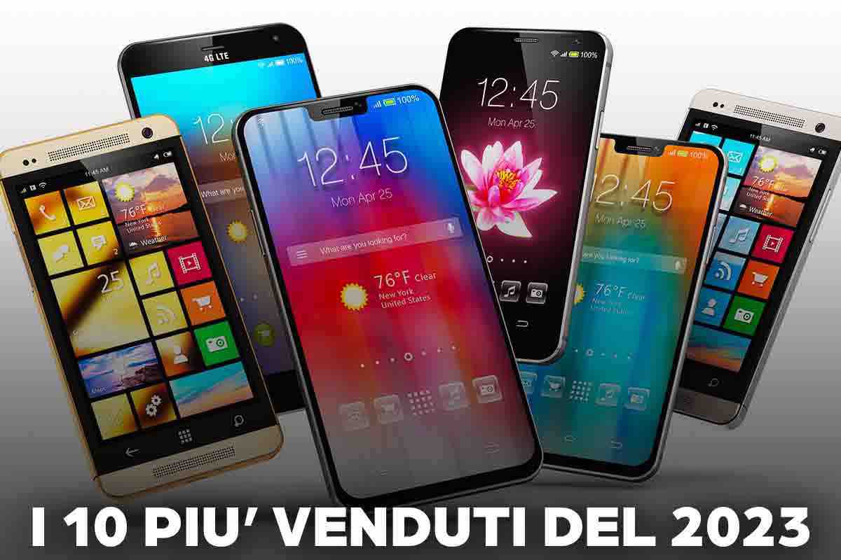 I 10 smartphone più venduti nel 2023