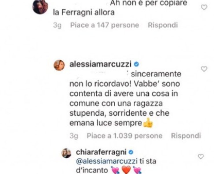 Alessia Marcuzzi dura accusa