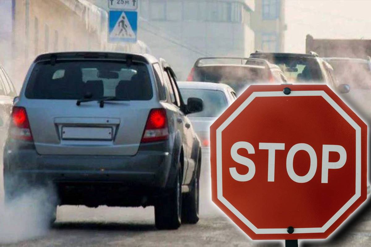 Stop alle auto inquinanti