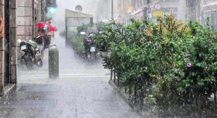 Pioggia in Italia