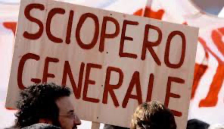 Sciopero generale in arrivo