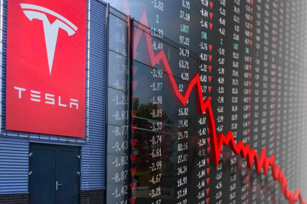 Tesla quotazioni a picco